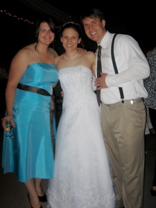 I introduced this bride (Sandi) and groom (Matt) to one another.  I was so honored to be included in their special day.